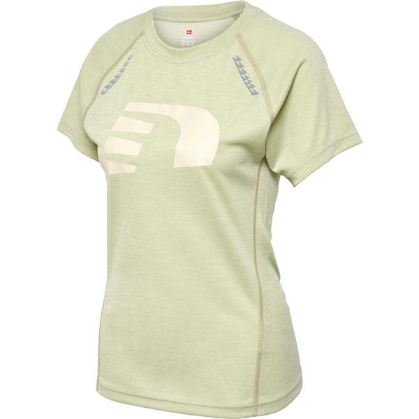HUMMEL nwlORLANDO T-SHIRT S/S WOMAN - AGATE GREY MELANGE - XXS