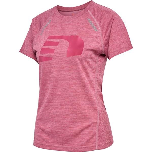 HUMMEL nwlORLANDO T-SHIRT S/S WOMAN - DRY ROSE MELANGE - XXS