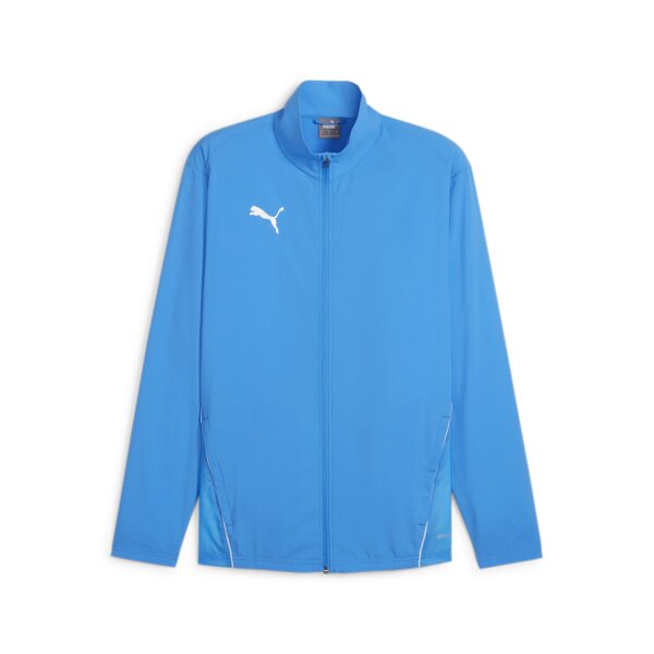 Puma teamGoal Sideline Jacket electric blue lemonade-puma white XXL