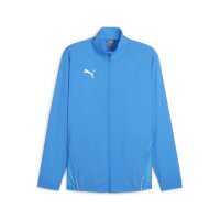Puma teamGoal Sideline Jacket electric blue lemonade-puma white XXXL