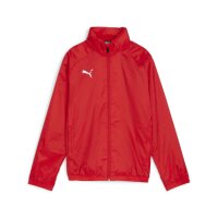 Puma team Goal Allweather Jacket Kinder puma red-puma white 116