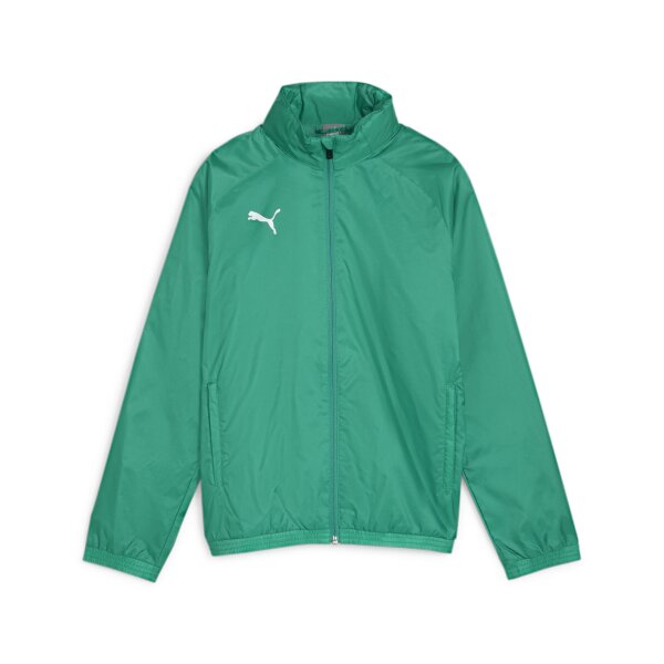 Puma team Goal Allweather Jacket Kinder sport green-puma white 128