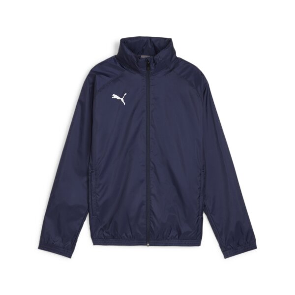 Puma team Goal Allweather Jacket Kinder puma navy-puma white 152