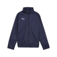 Puma team Goal Allweather Jacket Kinder puma navy-puma white 164