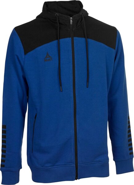 Select Kapuzen-Sweatjacke Oxford v22 Erwachsene blau schwarz XXXXL
