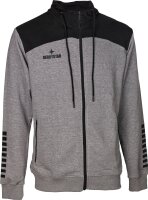 Derbystar Kapuzen-Sweatjacke Ultimo v23 grau schwarz 140