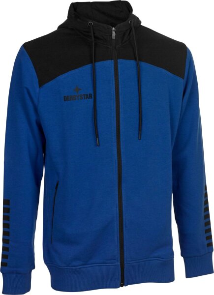 Derbystar Kapuzen-Sweatjacke Ultimo v23 blau schwarz 152