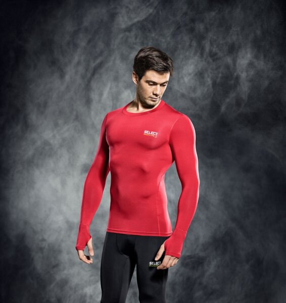 Derbystar KOMPRESSIONSSHIRT L/S 6902 rot 10/12 years