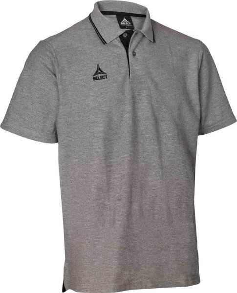 Select Poloshirt Oxford v22 grau L