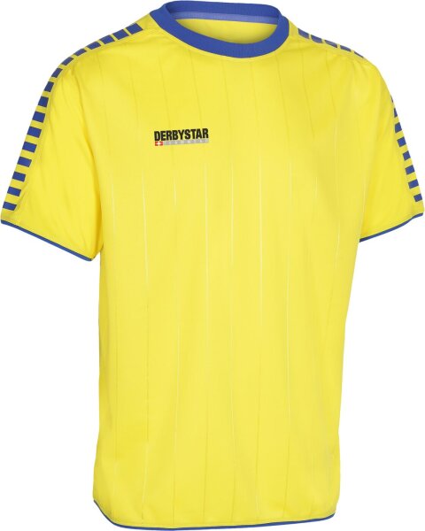 Derbystar Hyper Trikot gelb blau XL