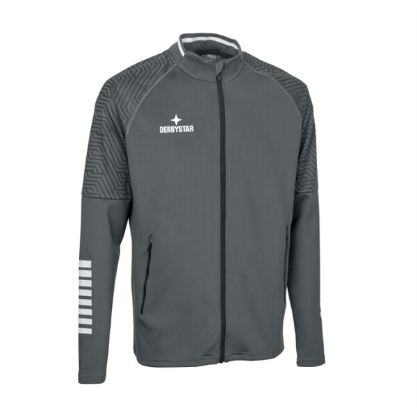 Derbystar Primo Trainingsjacke v24, grau weiss, S