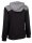 Select Kapuzen Sweatjacke Oxford Damen v22 schwarz/grau small