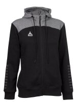 Select Kapuzen Sweatjacke Oxford Damen v22 schwarz/grau medium