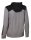 Select Kapuzen Sweatjacke Oxford Damen v22 grau/schwarz large