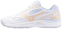 Mizuno Corporation Stealth Star 2 Junior ( C ) Handballschuhe white/halogenblue/peachparfait 40,5