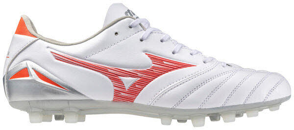 Mizuno Corporation Morelia Neo IV Pro AG ( U ) Fussballschuhe white/radiant Red 44