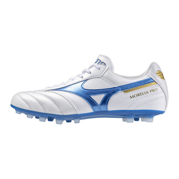 Mizuno Corporation Morelia II Pro AG (U) Fussballschuhe weiß/blau 40