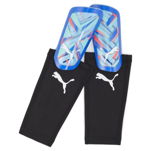 Puma Ultra Flex Sleeve Schienbeinschoner bluemazing-electric peppermint XS