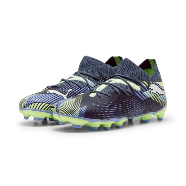 Puma Future 7 Match FG/AG Fussballschuhe Kinder gray skies-puma white-fizzy apple 34,5