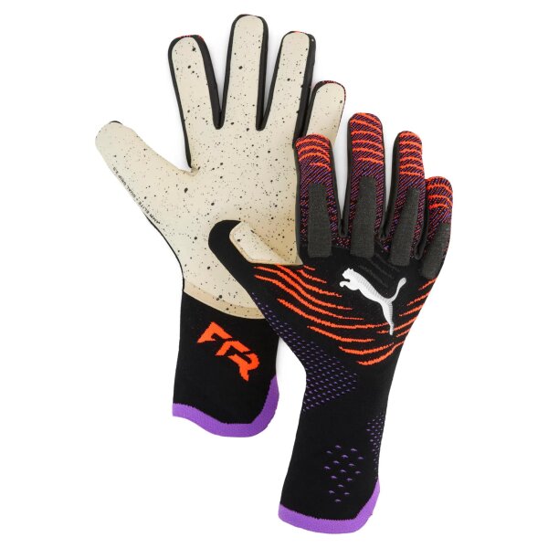 Puma Future Ultimate NC Torwarthandschuhe puma black-glowing red-purple glimmer 9,5