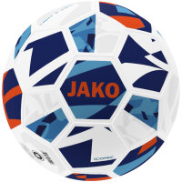 JAKO Lightball Iconic weiß/navy/neonorange, 290g 4