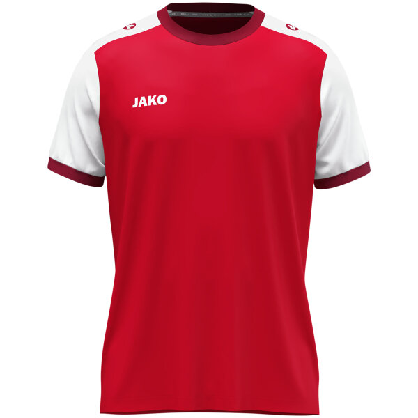 JAKO Trikot Dynamic KA rot/weiß/dunkelrot 128