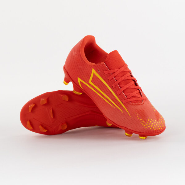 JAKO RS89 Academy FG/AG Fussballschuhe Kinder leuchtrot/orange/gelb 38,5
