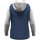 JAKO Zip Hoodie Dynamic nachtblau/weiß/hellgrau 128