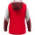 JAKO Zip Hoodie Dynamic rot/weiß/dunkelrot XL