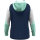 JAKO Zip Hoodie Dynamic marine/weiß/minze S