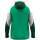 JAKO Kapuzenjacke Dynamic grün/weiß/dunkelgrün 116