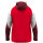 JAKO Kapuzenjacke Dynamic rot/weiß/dunkelrot XL