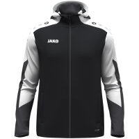 JAKO Kapuzenjacke Dynamic schwarz/weiß/anthrazit 4XL