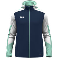 JAKO Kapuzenjacke Dynamic marine/weiß/minze XL