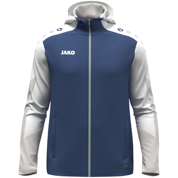 JAKO Kapuzenjacke Dynamic nachtblau/weiß/hellgrau 4XL