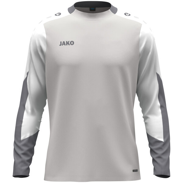 JAKO Longsleeve Dynamic hellgrau/weiß/grau 164