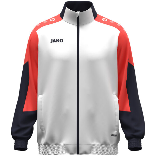 JAKO Webjacke Dynamic weiß/coral/marine M