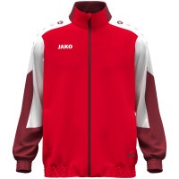 JAKO Webjacke Dynamic rot/weiß/dunkelrot 4XL