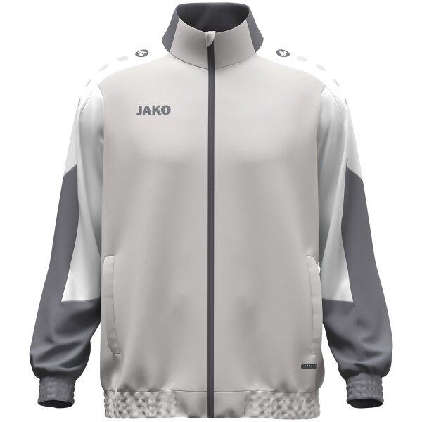 JAKO Webjacke Dynamic hellgrau/weiß/grau XXL