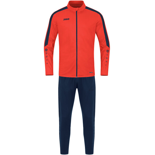 JAKO Trainingsanzug Polyester Power flame/marine S