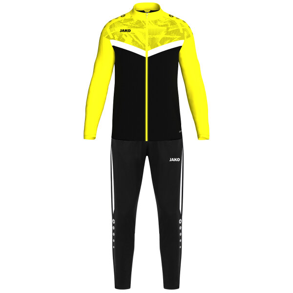 JAKO Polyesteranzug Iconic schwarz/soft yellow M