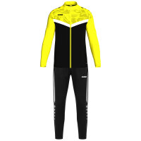 JAKO Polyesteranzug Iconic schwarz/soft yellow M