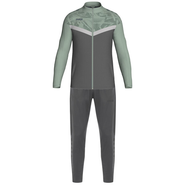 JAKO Polyesteranzug Iconic anthra light/mintgrün/soft grey 4XL