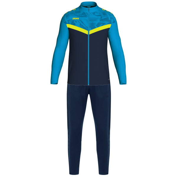 JAKO Polyesteranzug Iconic marine/JAKO blau/neongelb 140