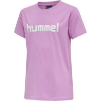 HUMMEL HMLGO KIDS COTTON LOGO T-SHIRT S/S - ORCHID - 176