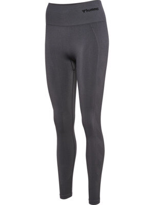HUMMEL hmlTIF SEAMLESS HIGH WAIST TIGHTS - BLACKENED PEARL - XL