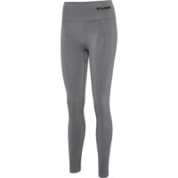 HUMMEL hmlTIF SEAMLESS HIGH WAIST TIGHTS - QUIET SHADE/QUIET SHADE - XL