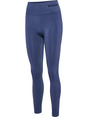 HUMMEL hmlTIF SEAMLESS HIGH WAIST TIGHTS - BLUE INDIGO - XL