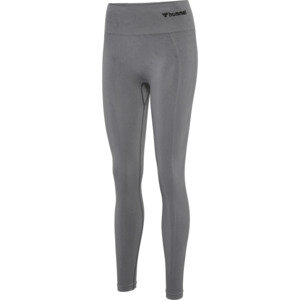 HUMMEL hmlTIF SEAMLESS HIGH WAIST TIGHTS - QUIET SHADE/QUIET SHADE - M