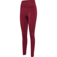 HUMMEL hmlTIF SEAMLESS HIGH WAIST TIGHTS - CABERNET - S